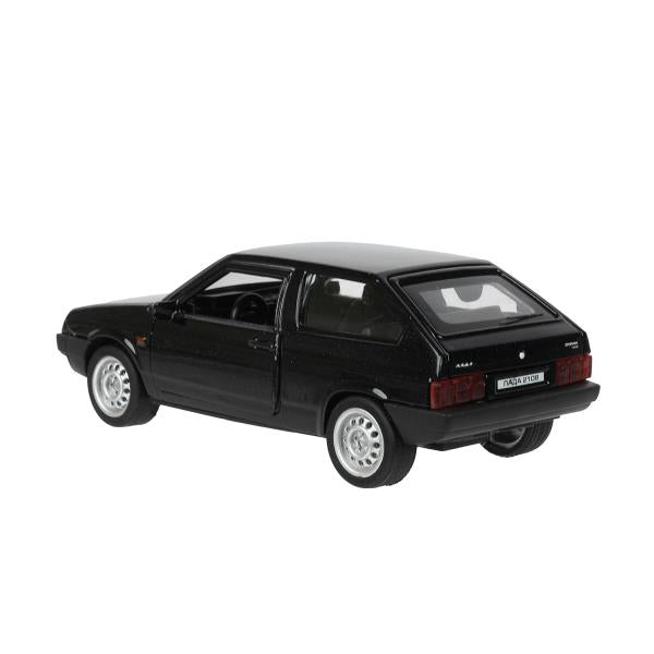 Машина металл LADA -2108 "СПУТНИК", 11,7 см, двери, баг., ин., черный, кор. Технопарк в кор.2*36шт