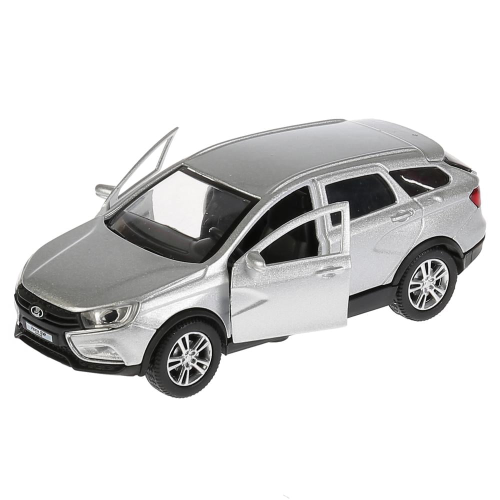 VESTA-CROSS-SL Машина металл LADA VESTA SW CROSS, длина 12 см, откр двери, багаж, инерц, Технопарк в