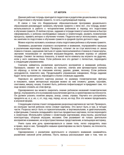 Тетрадь для подготовки к обучению грамоте детей дошкольного возраста с 4 до 5 лет. Добукварный период. ФОП ДО. ФАОП ДО. ФГОС ДО.