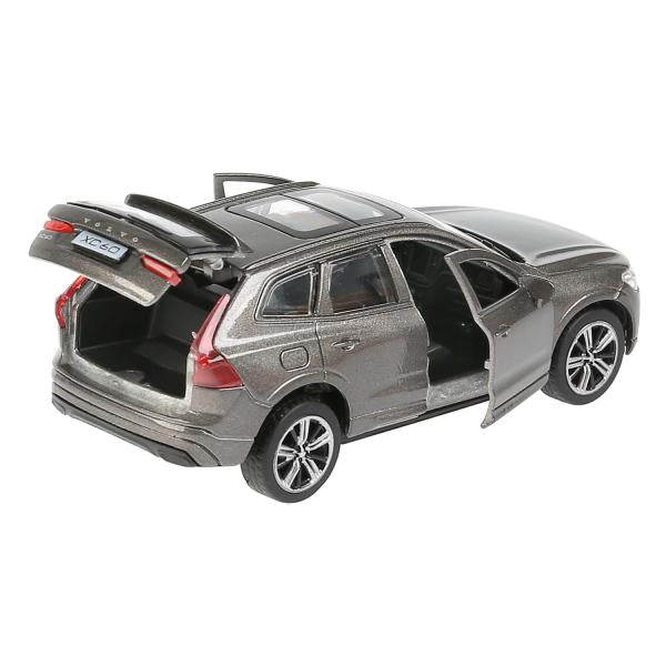 Машина металл "volvo xc60 r-desing" 12см, открыв. двери, инерц., серый в кор. Технопарк в кор.2*36шт