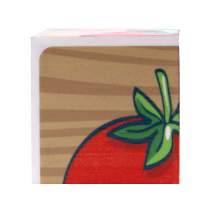 Кубики "Овощи" (без обклейки) 6 шт Baby Toys