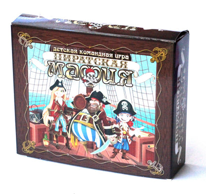 Игра настольная карточная "Пиратская мафия" (28 карточек) в кор.22шт