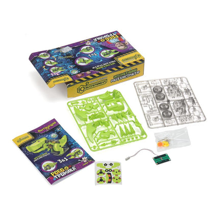 Игрушка опыты робот-конструктор 3 в 1 IQ Эксперимент в кор.2*36шт