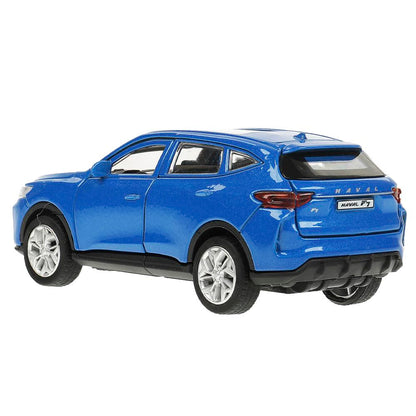 Машина металл HAVAL "haval f7", длина 12 см, дв, багаж, инер, синий, в кор. Технопарк в кор.2*36шт
