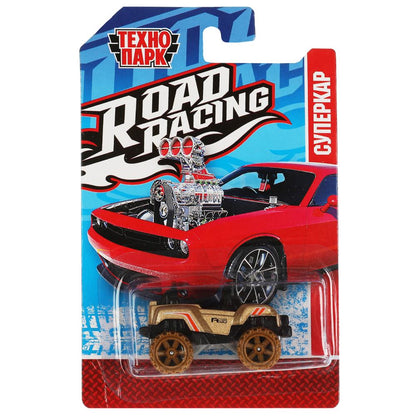 Машина металл ROAD RACING СУПЕРКАР 7,5 см, в ассорт, блист. Технопарк в кор.2*360шт