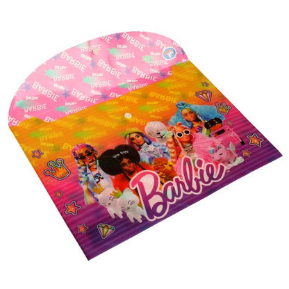 Папка БАРБИ на кнопке а4, barbie extra Умка уп-6шт в кор.2*20уп