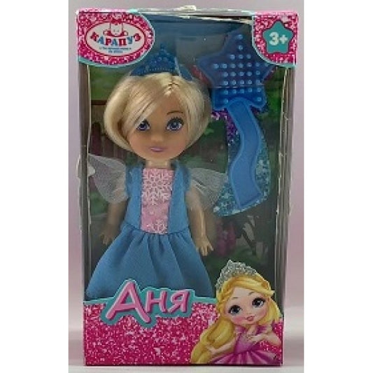 Кукла Анечка 12см, акс., кор КАРАПУЗ в кор.120шт