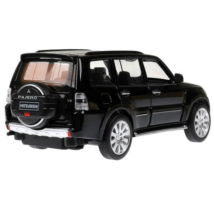 Машина металл свет-звук MITSUBISHI pajero 4wd turbo,14,5 см, двери, инерция Технопарк в кор.2*24шт