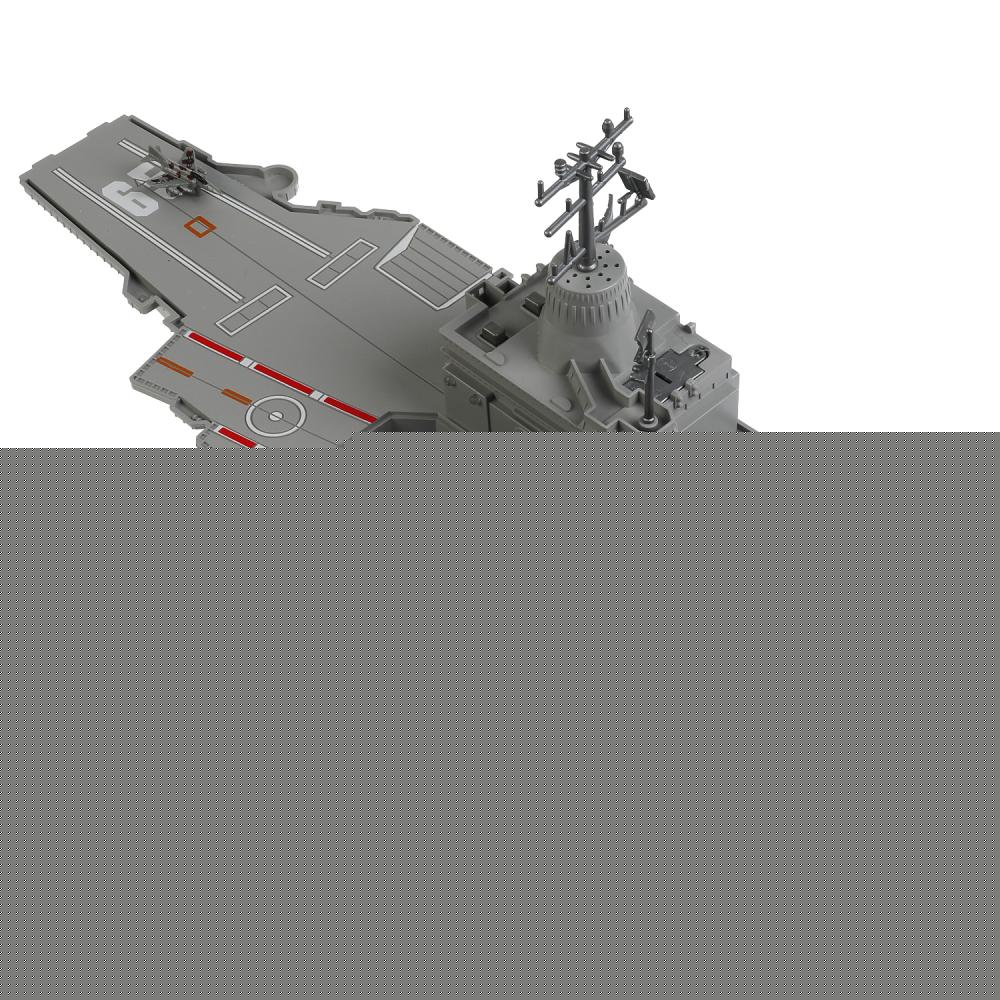 Технопарк. Авианосец 45 см, арт.1108Y073-R, пластик, свет-звук, подвижные дет., 3 кнопки, кор.