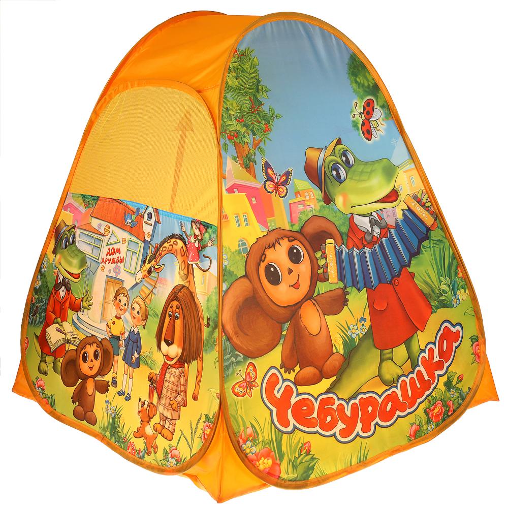 Палатка детская игровая СОЮЗМУЛЬТФИЛЬМ Чебурашка 81x91x81см Играем вместе в кор.24шт