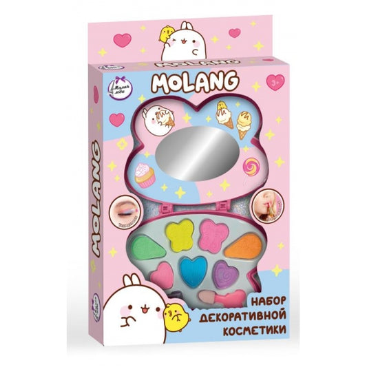 Косметика ДЛЯ ДЕВОЧЕК Molang блеск, помада, МИЛАЯ ЛЕДИ в кор.2*96шт