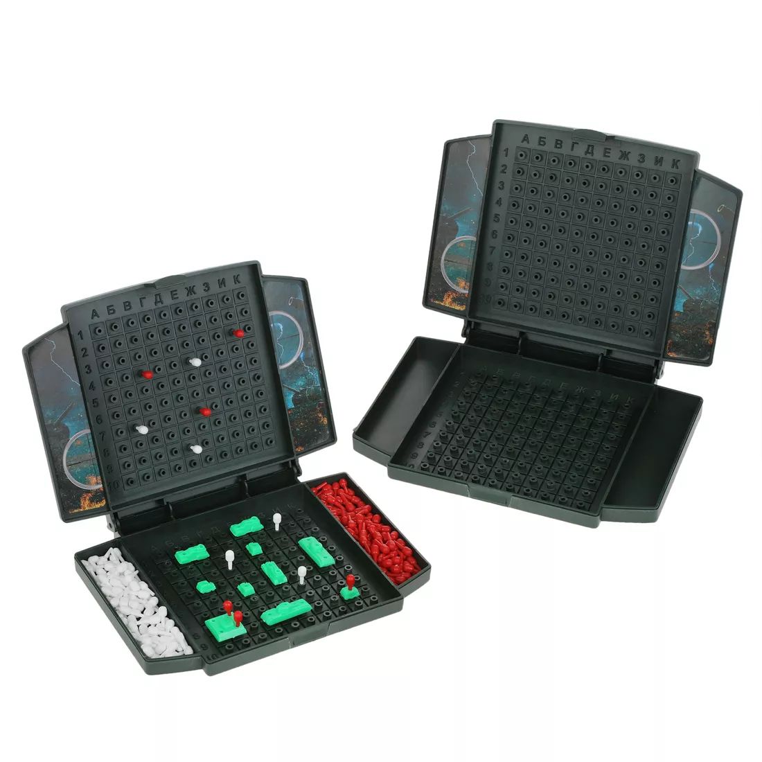 ИГРА НАСТОЛЬНАЯ "ТАНКОВЫЙ БОЙ" (МИНИ) в кор.10шт