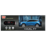Машина ру HAVAL haval f7, свет, 19 см, синий, кор Технопарк в кор.2*24шт