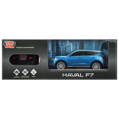 Машина ру HAVAL haval f7, свет, 19 см, синий, кор Технопарк в кор.2*24шт