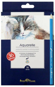 Карандаши акв. 36цв Aquarelle трехгран.,30-0049