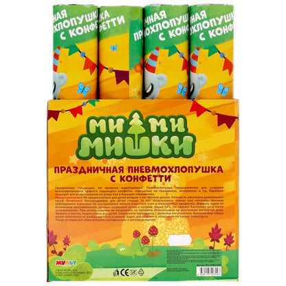 PPO-51984-MIMI 303633 Пневмохлопушка "МИМИМИШКИ" 30см, шоу-бокс "Товары для праздника" уп-12шт в к