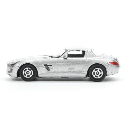 Машина металл MERCEDES-BENZ sls amg, длина 7 см, серебристый Технопарк в кор.144шт