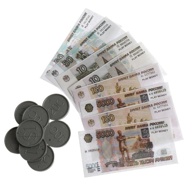 Деньги игровые для касс, блист.18*30*2см ИГРАЕМ ВМЕСТЕ в кор.2*240шт