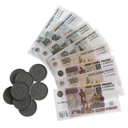 Деньги игровые для касс, блист.18*30*2см ИГРАЕМ ВМЕСТЕ в кор.2*240шт