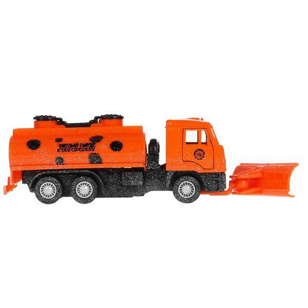 SB-18-07(SNOW)-WB312456 Машина металл KAMAZ снегоубороч., 14 см, дв., подв.дет., инерц., кор. Техноп
