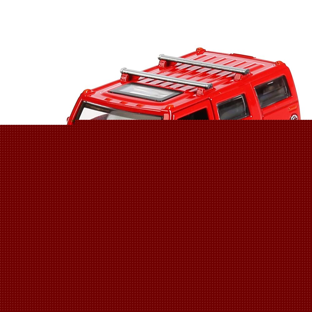 HUM2-12-RD 299812 Машина металл HUMMER "hummer h2", дл12см,откр дв,багаж,инерц,красный,в кор Техно