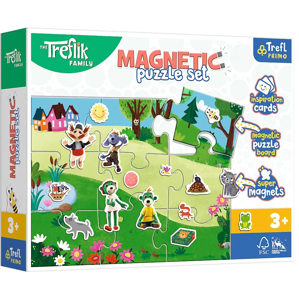 Trefl. Пазл магнитный арт.93166 "Семья Трефлик. День Трефлика"