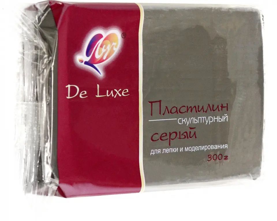 Луч. Скульптурный пластилин "Серого цвета" 300 гр.23С 1483-08/12