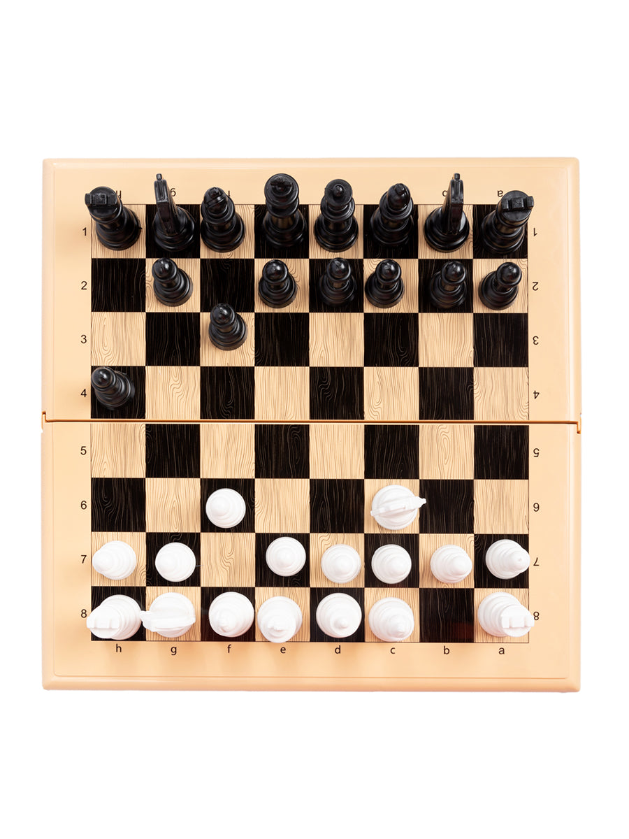 ИГРА НАСТОЛЬНАЯ "ШАХМАТЫ" (БОЛ, БЕЖ) в кор.6шт