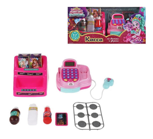 Играем вместе. Касса "Enchantimals" свет-звук, кор.34*16,5*17 см арт.1803U054-R1