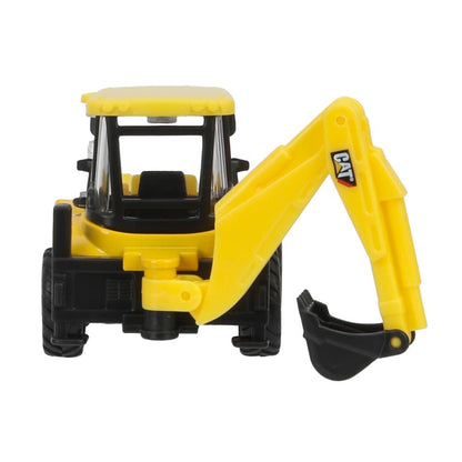 Машина металл caterpillar экскаватор-погрузчик, 15 см, дверь, инерция Технопарк в кор.2*24шт