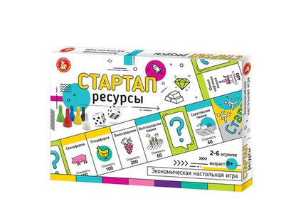 Игра настольная экономическая "Стартап" Ресурсы