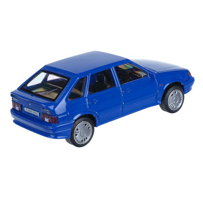 Машина металл LADA lada 2114 длина 10,5 см, инерц, синий, кор. Технопарк в кор.2*36шт