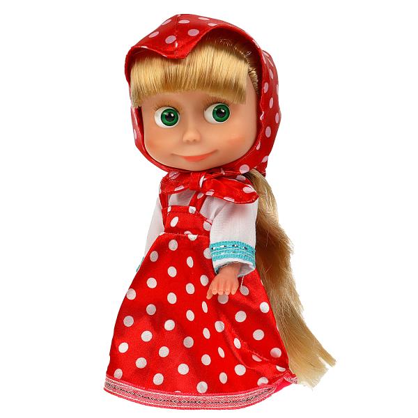 Кукла Маша И МЕДВЕДЬ маша 15 см, без звука, акс, кор КАРАПУЗ в кор.30шт