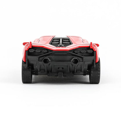 1:32 модель металл свет-звук lamborghini sian 14.9см, двери, инерция, багаж. - в кор.2*48шт