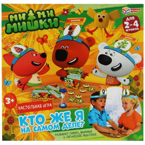 Настольная игра кто же я на самом деле Ми-ми-мишки кор.27*26*4см Умные игры в кор.2*36шт