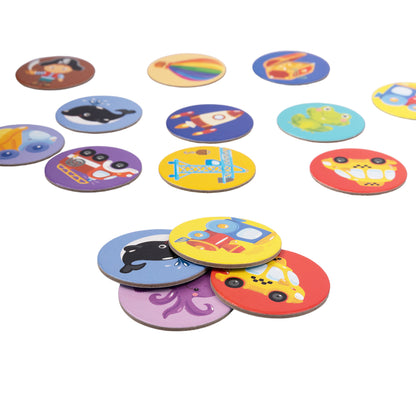 ИГРА НАСТОЛЬНАЯ МЕМО "ДЛЯ МАЛЬЧИШЕК" ВABY TOYS в кор.10шт
