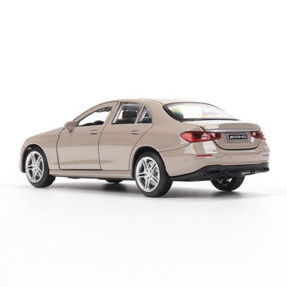 Машина металл MERCEDES-BENZ e-class amg 12см, дв,баг,ин,золотистый, кор. Технопарк в кор.2*36шт