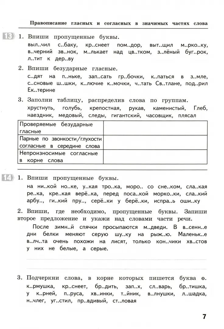 Щеглова. Тематические домашние задания по русскому языку. 4 класс. 88 работ. (ФГОС)