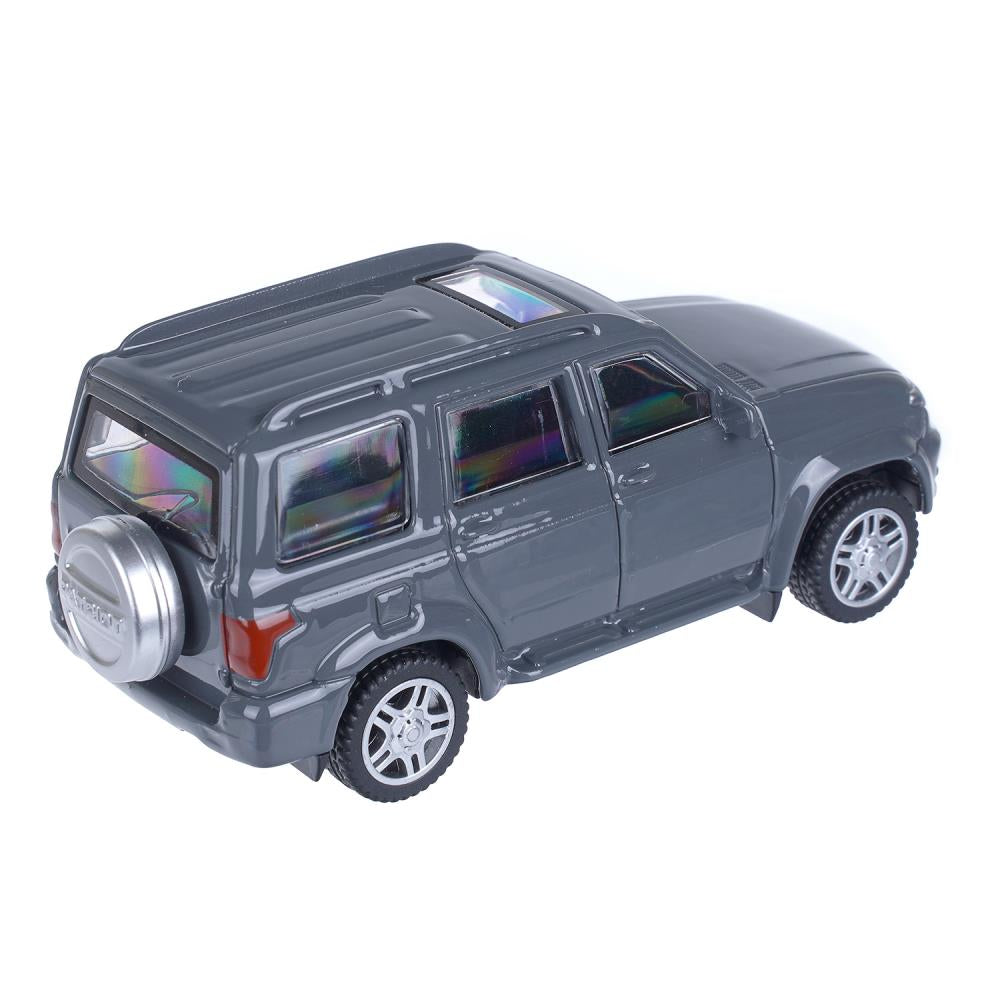 Машина металл UAZ patriot 10,5 см, инерция, черный, кор. Технопарк в кор.2*36шт