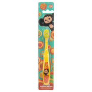 Зубная щетка фигурная для детей Чебурашка желтая MASTER DENT в кор.24*12шт