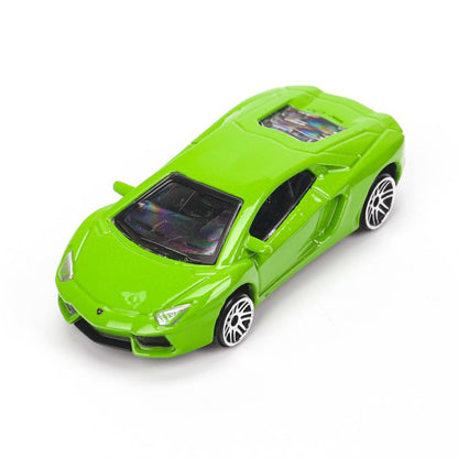 Машина металл lamboghini lp-700, длина 7 см, зеленый Технопарк в кор.144шт