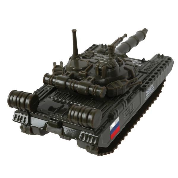 Модель металл ТАНК Т-90, 12 см, подвиж. дет., инерц.,кор. Технопарк в кор.2*24шт