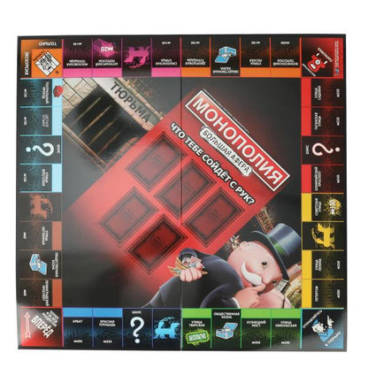 Настольная игра монополия большая афера с наручниками, коробка 44*27*4см - в кор.2*24шт
