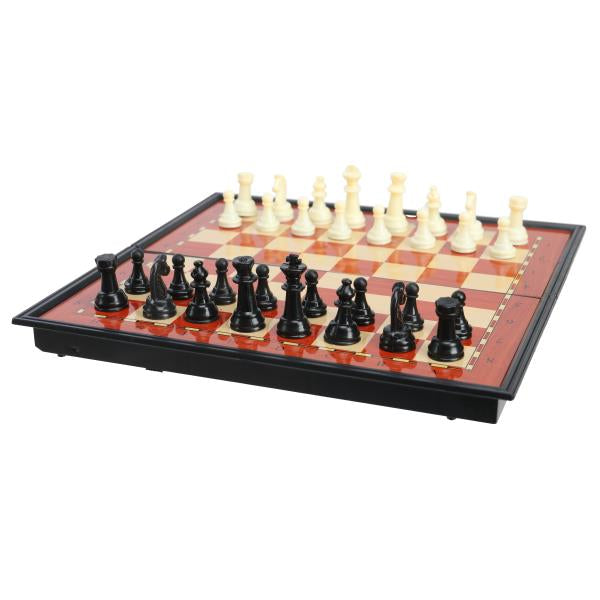 Шахматы магнитные 19,5*3,2*10см ИГРАЕМ ВМЕСТЕ в кор.2*72шт