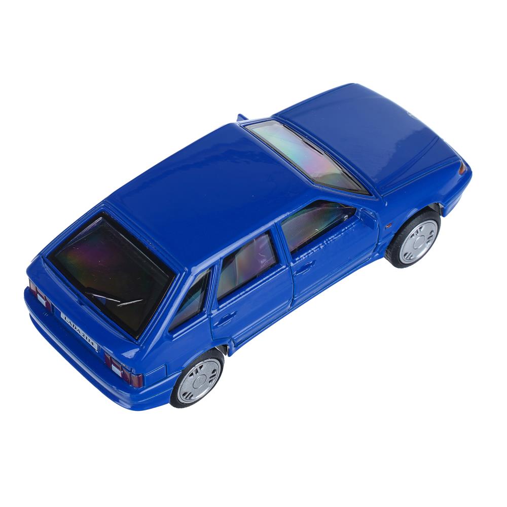 Машина металл LADA lada 2114 длина 10,5 см, инерц, синий, кор. Технопарк в кор.2*36шт