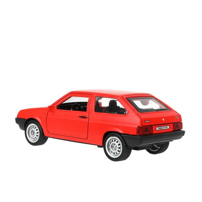 Машина металл LADA-2108 "СПУТНИК" МАТОВЫЙ 12 см, дв, баг, ин, красный, кор. Технопарк в кор.2*36шт