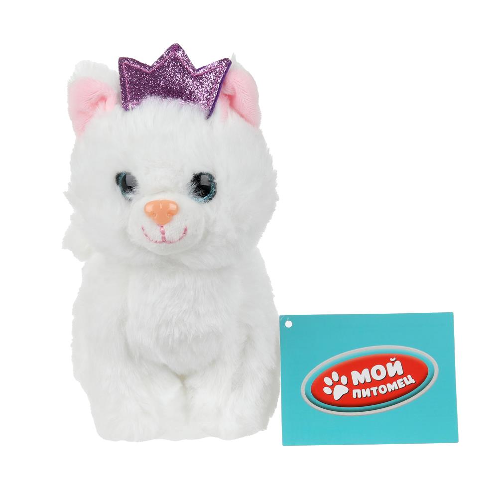 Мягкая игрушка кошка18см в розовой сумочке шанель, в пак МОЙ ПИТОМЕЦ в кор.24шт