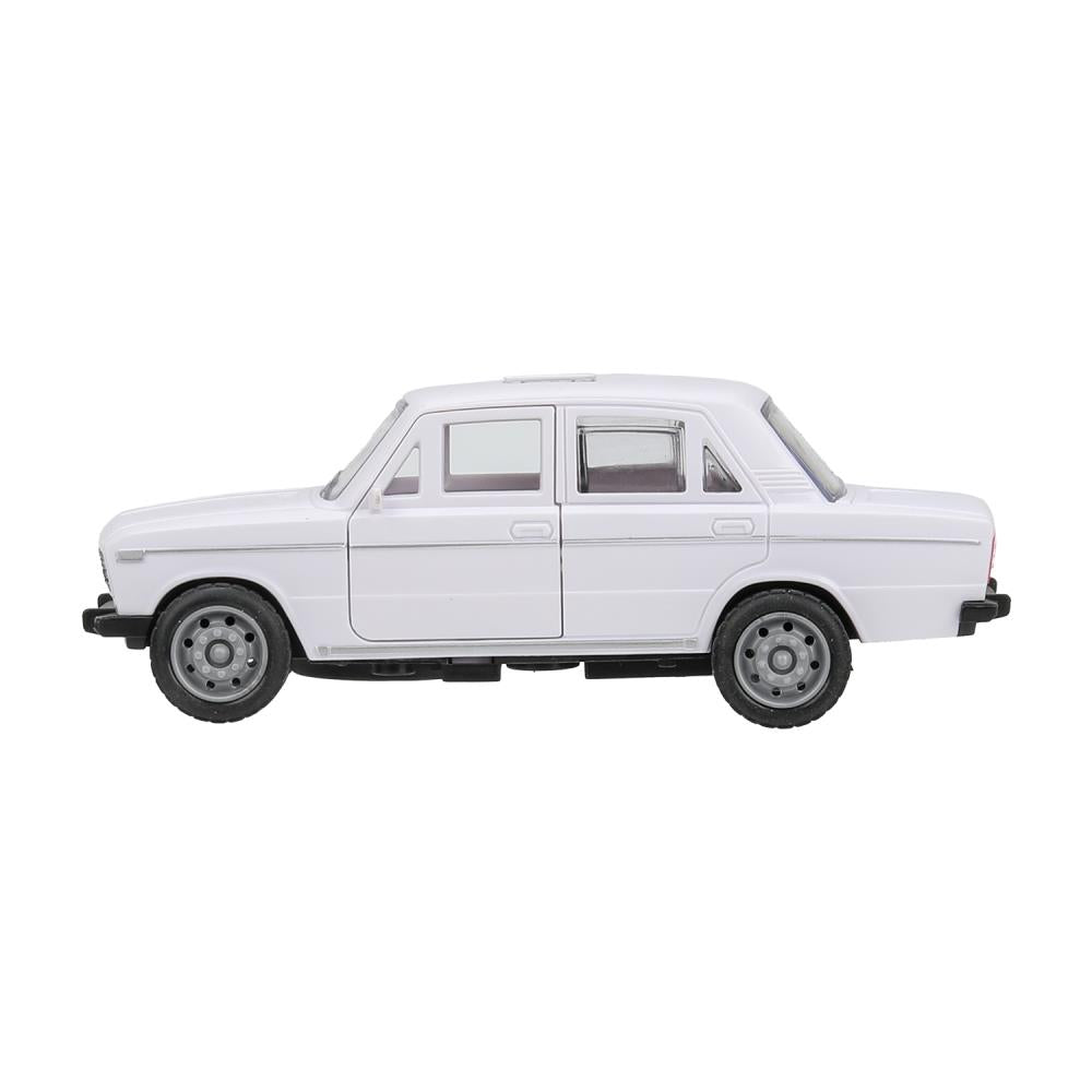 Машина пластик АВТОМОБИЛЬ 14 см, инерц, белый,кор. Технопарк в кор.2*120шт