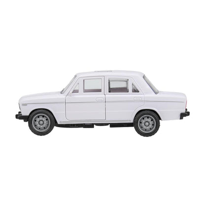 Машина пластик АВТОМОБИЛЬ 14 см, инерц, белый,кор. Технопарк в кор.2*120шт