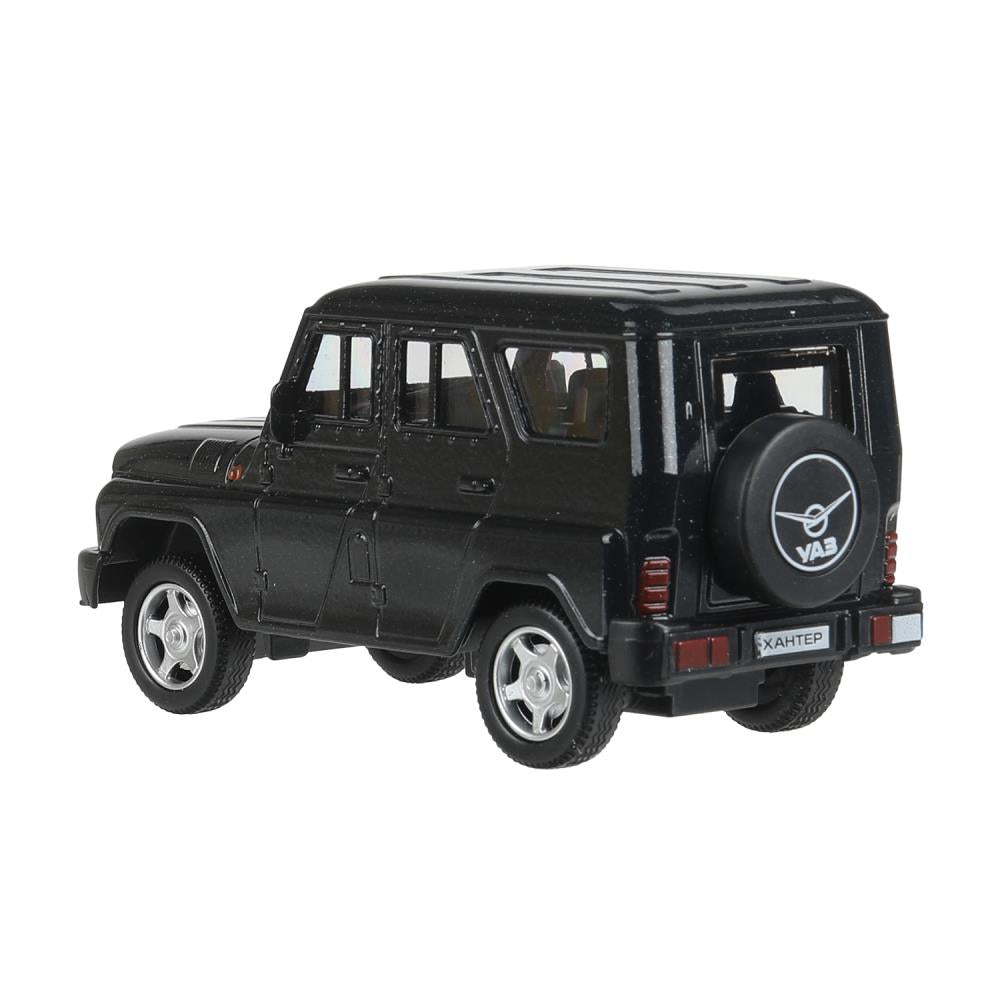 Машина металл UAZ ХАНТЕР длина 10,5 см, инерция, темно-серый, кор. Технопарк в кор.2*36шт